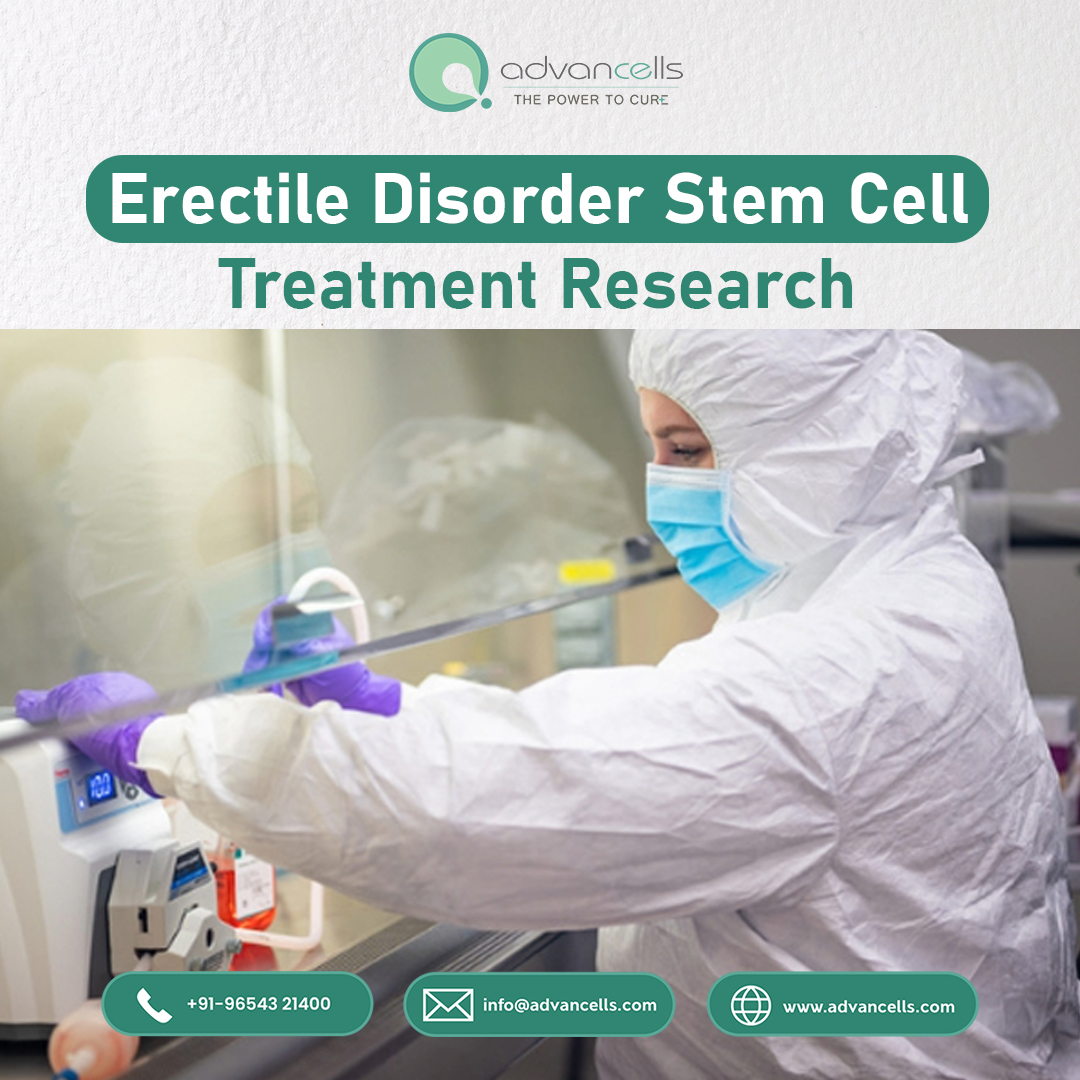 Erectile Disorder Stem Cell Treatment Research
