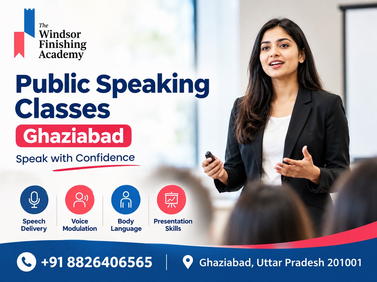 Public Speaking Classes Ghaziabad | The Windsor Finishing Academy