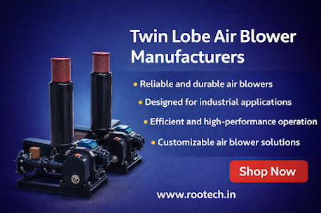 Twin Lobe Roots Blower Manufacturers India – Rootech Services