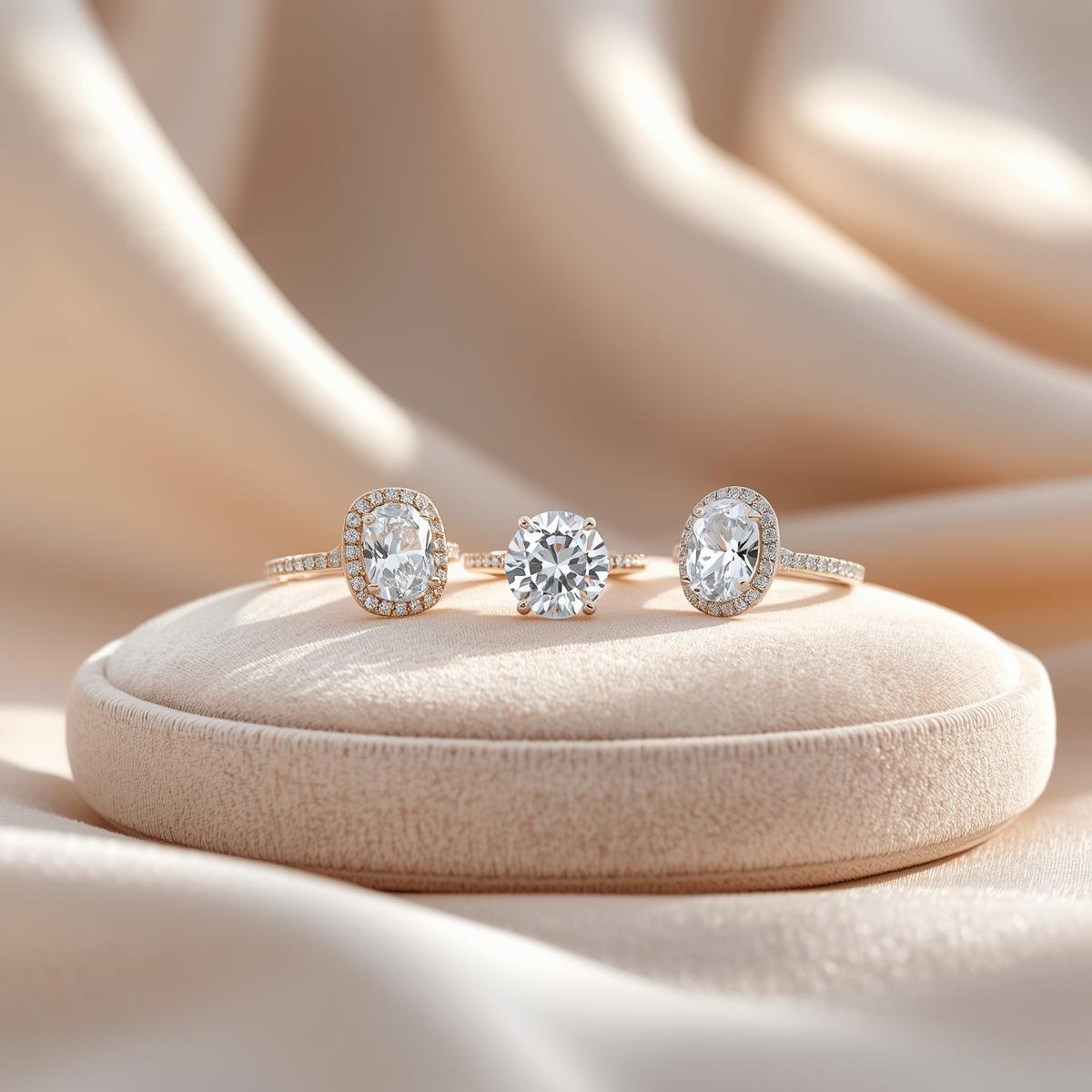 Premium Lab Grown Diamond Engagement Rings