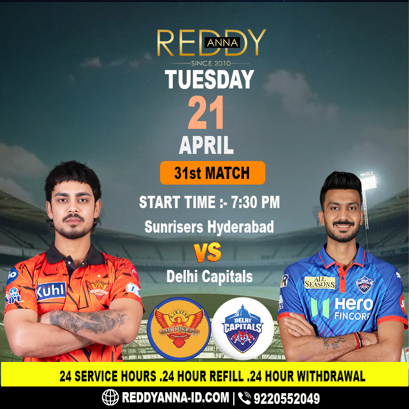 Reddy Anna: SRH vs DC – Mid-Season Battle Takes Shape