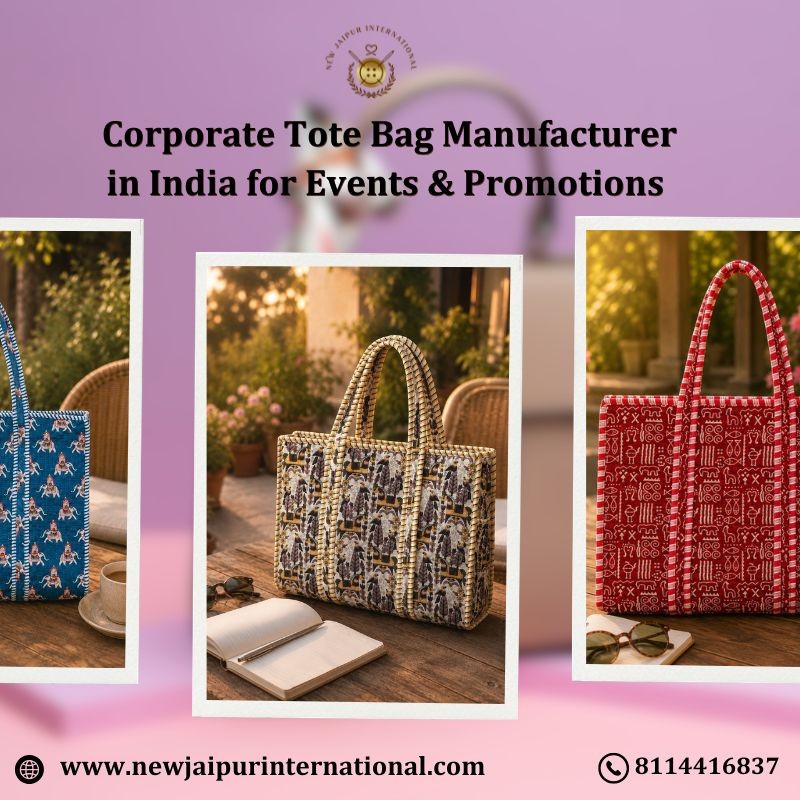 Corporate Tote Bag Manufacturer in India for Events & Promotions