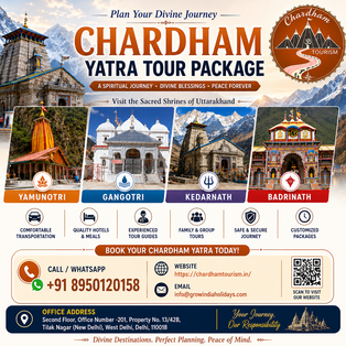 Chardham Yatra Tour Package for Spiritual Uttarakhand Trip