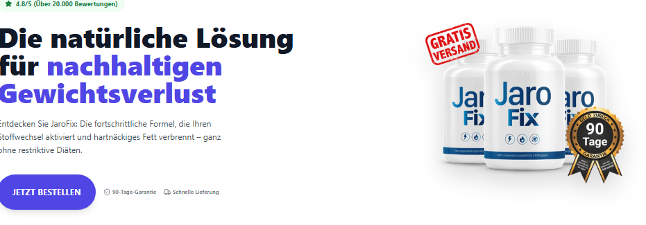 Jarofix Gewichtsverlust – Wie schnell sieht man Ergebnisse?