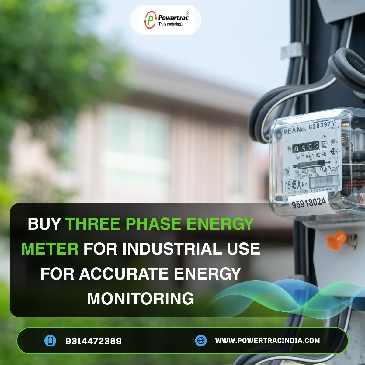 Buy Three Phase Energy Meter for Industrial Use for Accurate Energy Monitoring