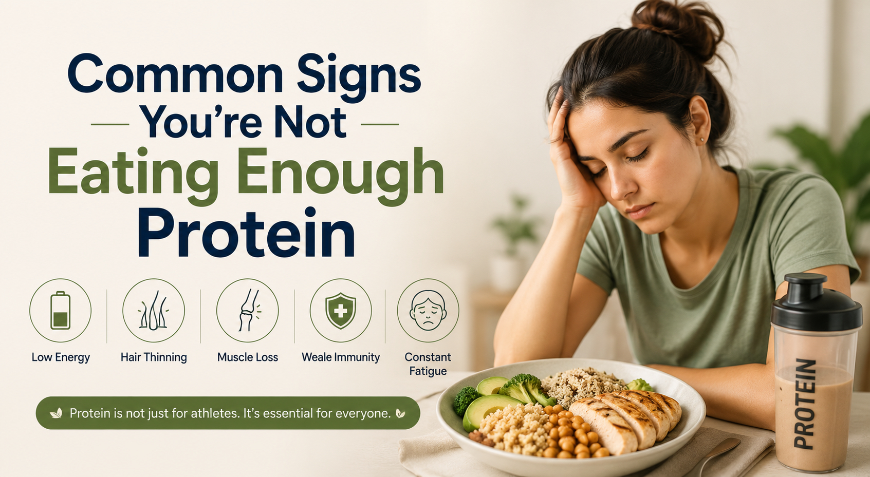Common Signs You're Not Eating Enough Protein