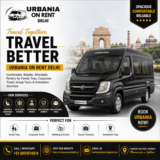 Urbania on Rent Delhi with Luxury Recliner Seats