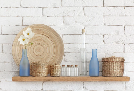 Solid Style: Oak Floating Shelves That Do More