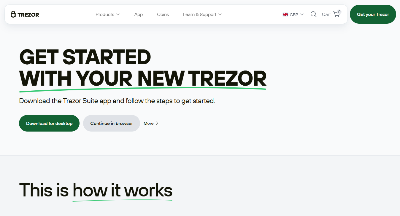 Trezor.io/Start – #1 Model T Advanced Hardware Wallet