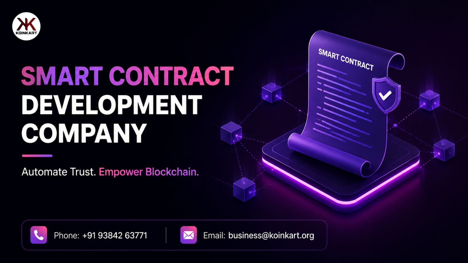 Smart Contract Development Services for Web3 & Blockchain Projects