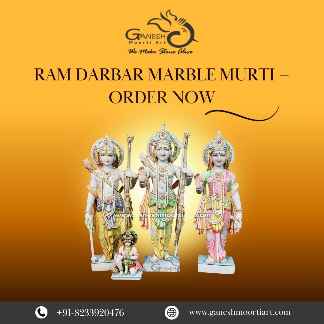 Ram Darbar Marble Murti – Order Now