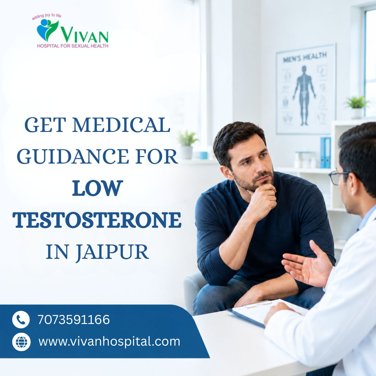 Get Medical Guidance for Low Testosterone in Jaipur
