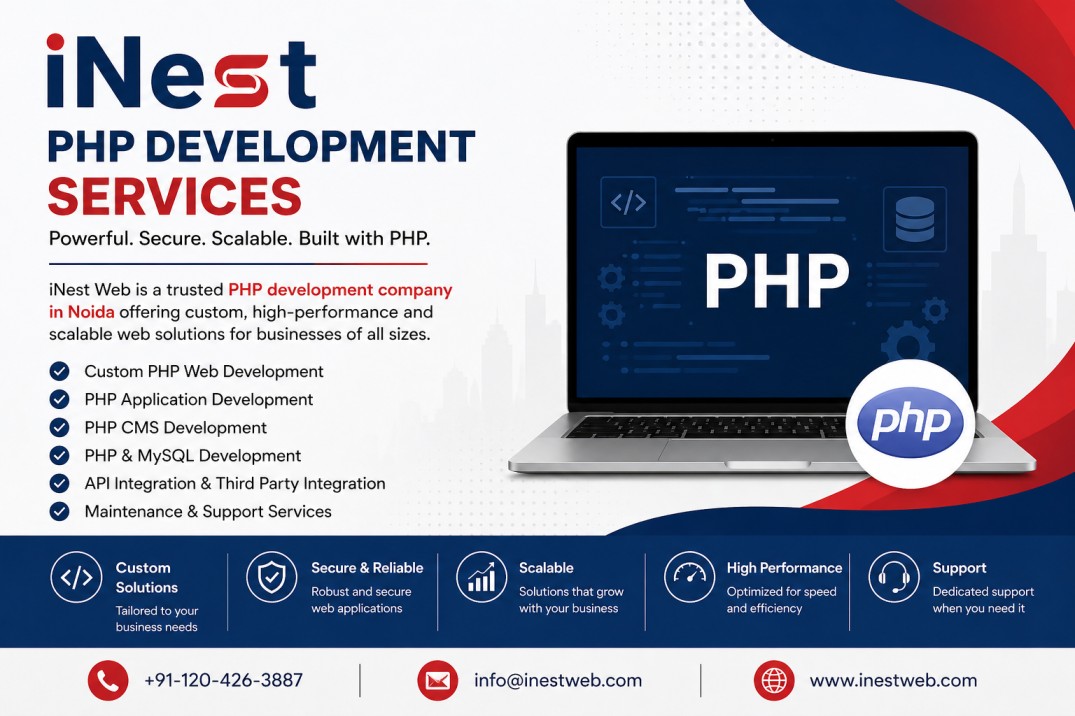 PHP Development Company in Noida | Custom PHP Development Services