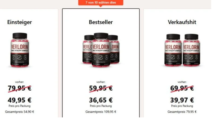 Verlorin Male Enhancement – Was steckt dahinter? Inhaltsstoffe & Bewertungen