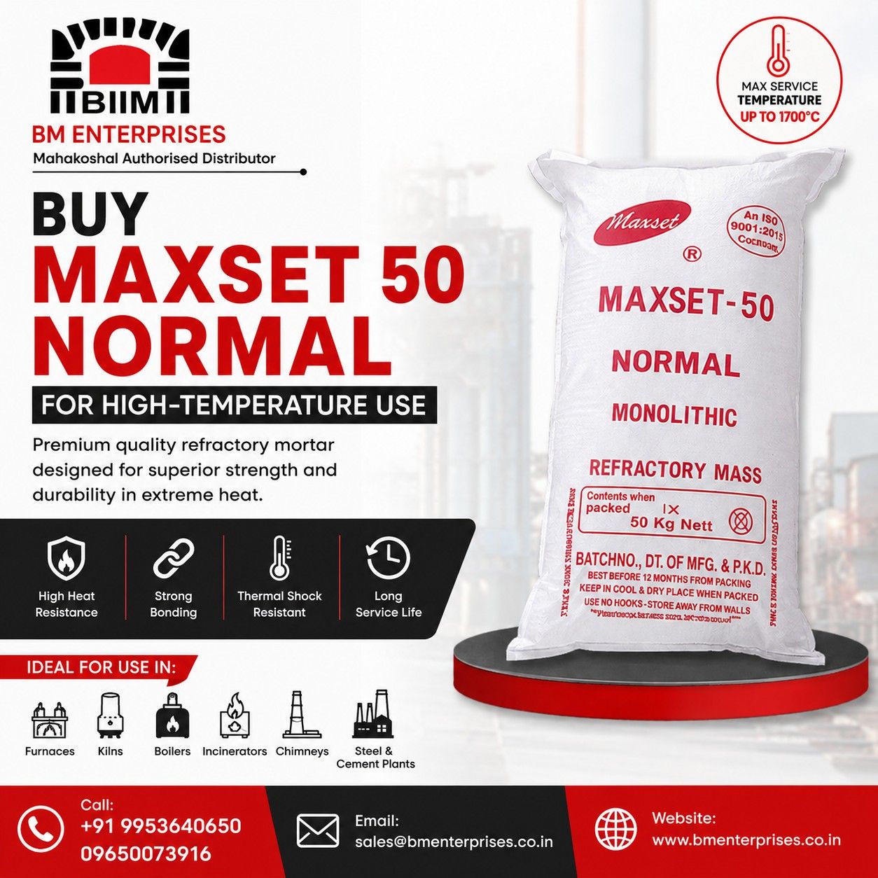 Buy Maxset 50 Normal for High-Temperature Use