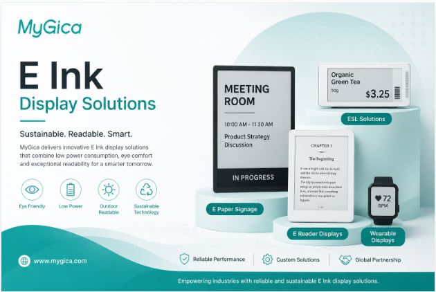 E Ink Display Solutions | Industrial E Paper & ChLCD Manufacturer - MyGica