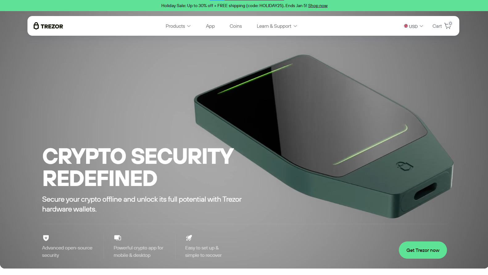 Trezor.io/start (Official) - The #1 Advanced Hardware Wallet