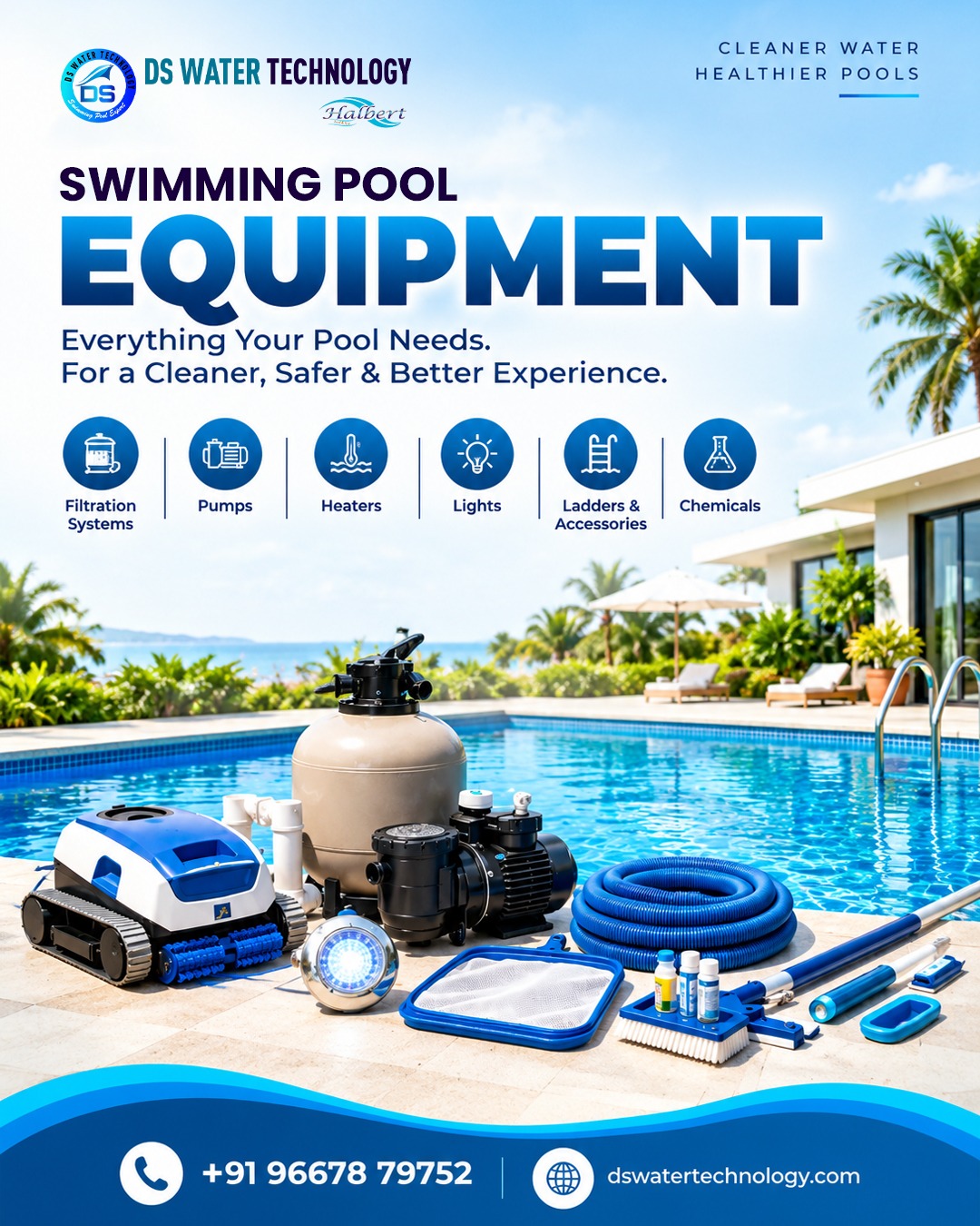 Swimming Pool Competition Equipment Supplier in India |