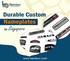Durable Custom Nameplates in Singapore