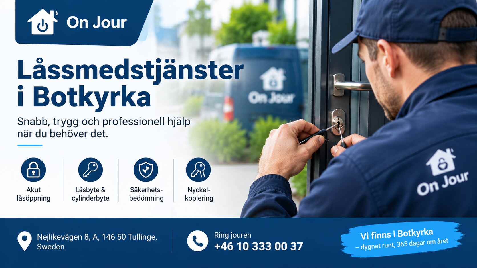 Låssmedstjänster i Botkyrka – Snabb och trygg låshjälp