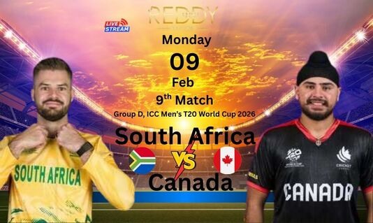 Reddy Anna ID Highlights Group D RSA vs CAN Match Today.