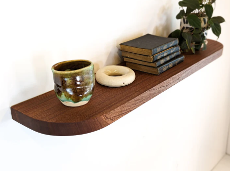 Modern Floating Wall Mounted Shelves Built to Impress