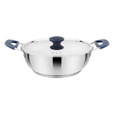 buy triply stainless steel kadai