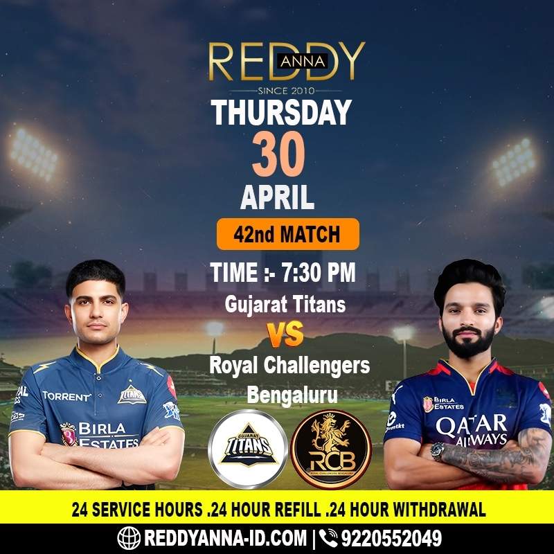 Reddy Anna ID on GT vs RCB Match Strategy.