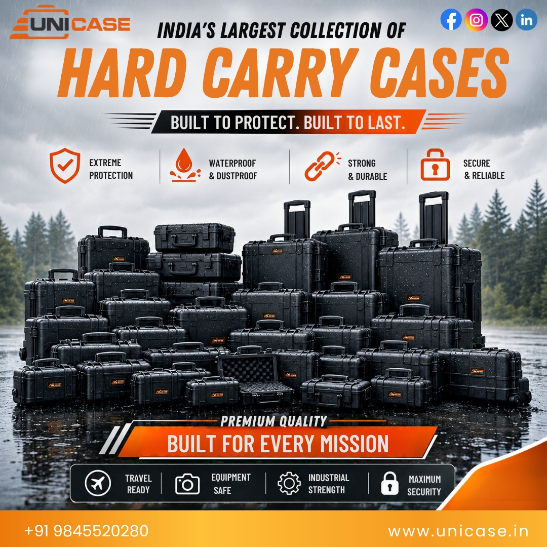 Custom Hard Cases with Premium Foam Protection for Rifles, Drones & Professional Equipment - Unicase
