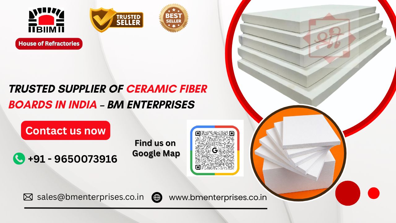 Energy-Saving Ceramic Fiber Boards for Industries | Supplier