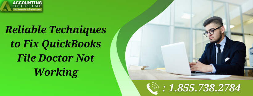 Quick Fixes for QuickBooks File Doctor Not Working Issue