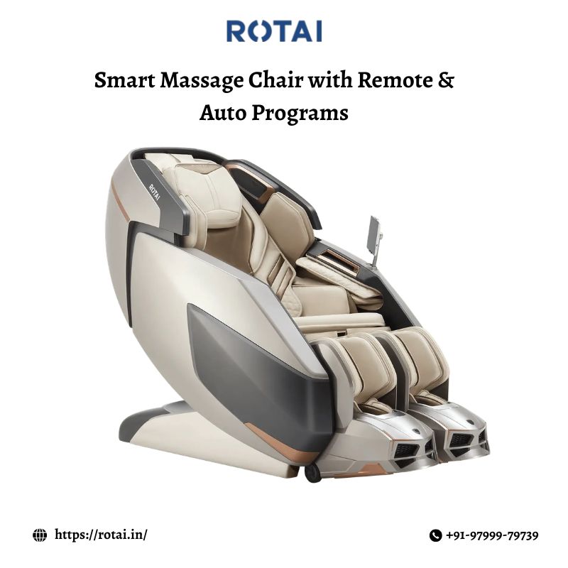 Smart Massage Chair with Remote & Auto Programs – Like New