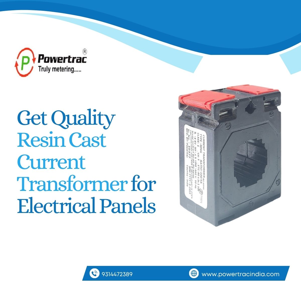 Get Quality Resin Cast Current Transformer for Electrical Panels